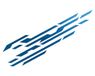 Foliatec 33982 Car Design Street 35 x 150 cm, 2 stuks, blauw chroom mat