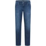 EUREX by BRAX Luke Regular Fit Jeans blauw, Effen