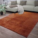 TT Home Vloerkleed Woonkamer Rood 160x220 cm Wasbaar & Kortpolig | Modern & Zacht Vloerkleed, Onderhoudsvriendelijk & Antislip, Ideaal Voor Woonkamer, Slaapkamer, Kinderkamer & Hal