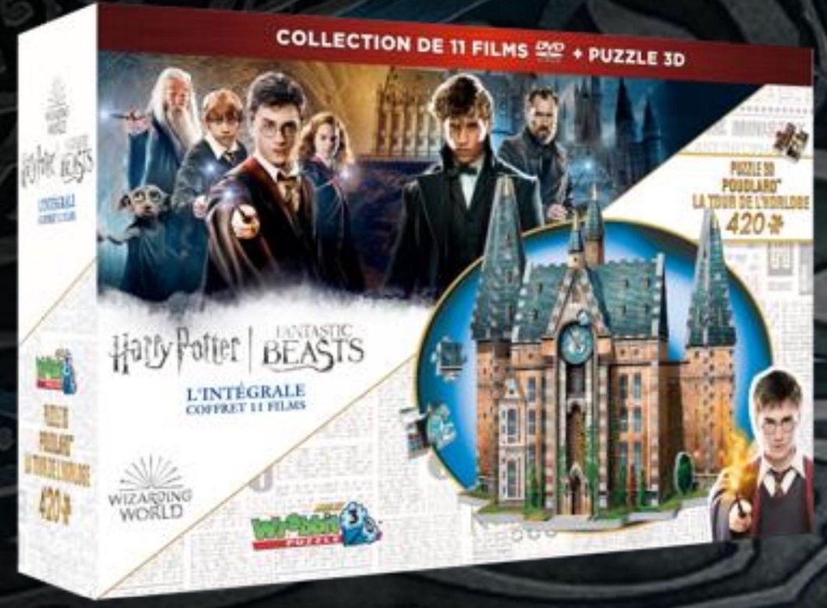 Warner Home Video Harry Potter Collection + Fantastic Beasts + Wrebbit 3D Puzzel / DVD / 2022