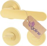 ERGO line Mat Gouden Deurbeslag PRIMA Deurklink Set