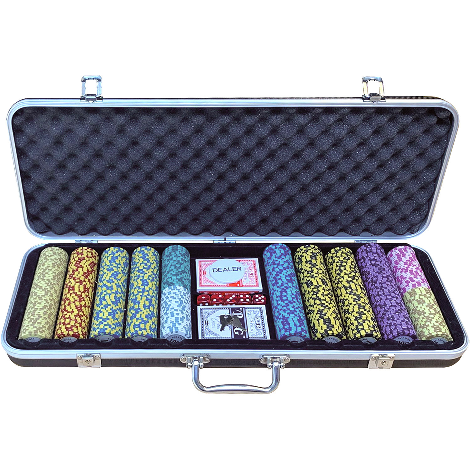 Buffalo Pokerset DLX 500 Chips 14 gr Value