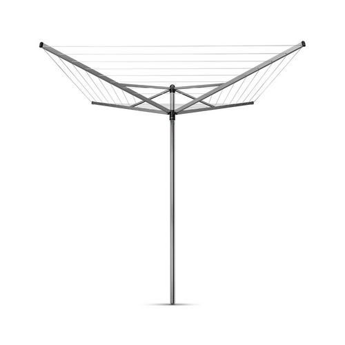 Brabantia Droogmolen 40 meter met grondanker Zilver