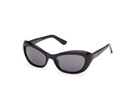 Guess GU00286 Shiny black Cat Eye Zonnebril Vrouwen