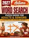 Autumn Word Search Books For Adults and Seniors