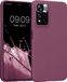 kwmobile telefoonhoesje geschikt voor Xiaomi Redmi Note 11 Pro Plus 5G - Hoesje voor smartphone - Back cover in bordeaux-violet