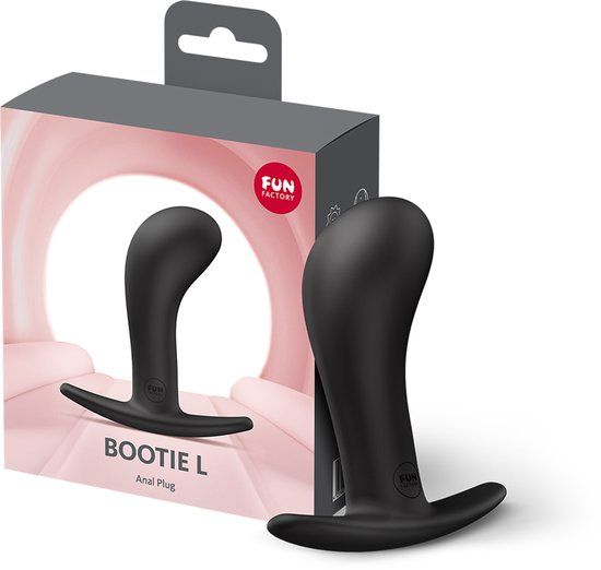 Fun Factory Bootie L | anale plug van siliconen | intens drukgevoel & volume | prostaatstimulatie | flexibele basis | anale accessoires voor gevorderden