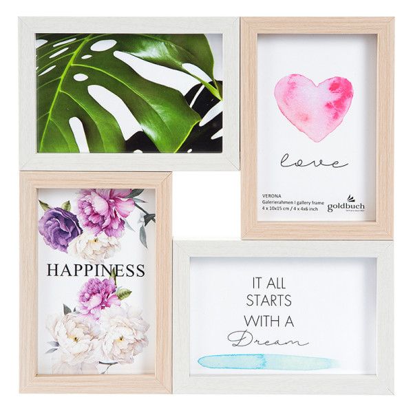 Goldbuch Verona 100 x 150 mm Rechthoek Roze, Wit MDF Fotolijst