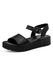 Tamaris Sandalen Plat Sandalen Plat - Zwart - Maat 39
