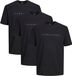 Jack & Jones T-shirt pour homme 3 pack Star JJ