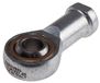 RS PRO 66 mm stalen scharnierkop, as-Ø 10 mm, binnendraad M12 bus