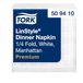 Tork LinStyle Wit Dinnerservet, 1/4-vouw, 19,5 x 19,5 cm, 14 x 50 servetten, 509410