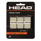 HEAD Unisex Adultes Prime Tour Tennis gripband, grijs/zwart, één maat