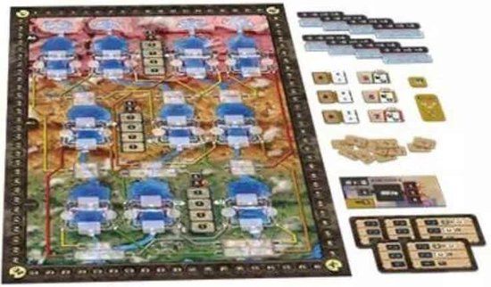 Barrage: Nile Affair Expansion - Cranio Creations - Strategy Game - Ages 14+ - 1-5 Players