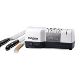 Chef's Choice Hybrid Diamond Hone 3-Stage Electric and Manual Knife Sharpener, 20-Degree, White