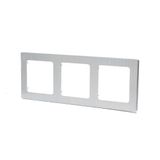 Hoogwaardige aluminium plaat in elegant zilveren design – Made in Germany/Frankrijk – inclusief 3 sleutels voor een moderne en eenvoudige toegang – ideaal voor elke ruimte