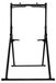 Station de traction autoportant réglable - pour un usage domestique - capacité de charge 200 kg - hauteur 1,75–2,3 m - cadre triangulaire - noir