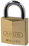 Abus hangslot met sleutel, goud 25 mm messing