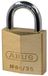 Abus hangslot met sleutel, goud 25 mm messing