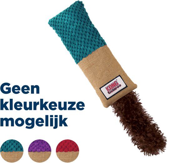 Kong - Kickeroo Cuddler Assorti - Blauw - Kat - 75 cm
