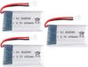 Syma 3 stuks LiPo-batterijen oplaadbaar (3.7V, 600mAh LiPo) pour drones RC, quadricoptères, modèles tels que Syma X5, X5C, X5SC, X5SW, Cheerson CX-30W, Skytech M68