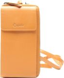 Esquire Leren Portemonnee Telefoontasje Peru Phone Wallet Bag Curry Donkergeel