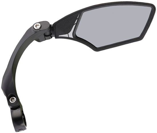 Mirage Spiegel Mirage rechts met licht dimmend glas - multi-verstelbaar voor speed-pedelec (op kaart) - Zwart