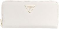 GUESS portemonnee Laurel II Large Zip Around Wallet Bone crème
