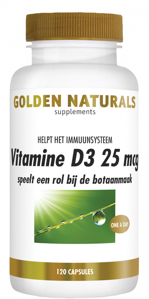 Golden Naturals Vitamine D3 Capsules