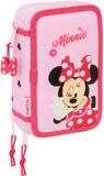 Disney Minnie Mouse Gevuld Etui Hello - 37 stuks - Polyester - Roze