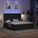 Maison Exclusive - Cadre de lit ottoman avec matelas, noir, 180x200 cm, textile