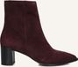 Notre-V 35239 Enkellaarsjes - Enkelboots met rits - Dames - Paars - Maat 42