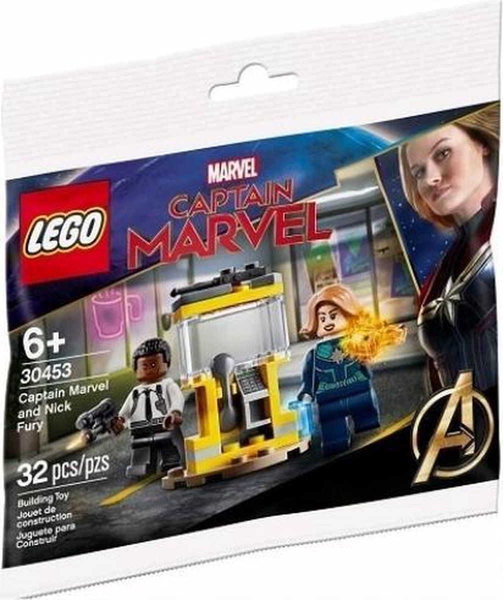 LEGO Super Heroes Captain Marvel and Nick Fury Polybag Set 30453