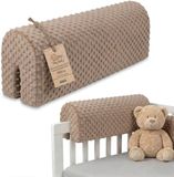 Bedrandbescherming ASE Spolka Akcyjna Bedrandbescherming voor kinderbedden 50 cm - Beige