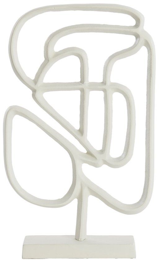 Light & Living Ornament op voet 24x8x39 cm GOLEZA crème