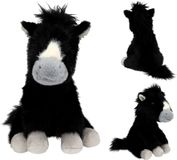 Depesche Miss Melody knuffel paard zwart - 20 cm
