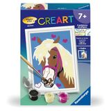 Ravensburger CreArt Kids 8 x 12 cm - paard hart - schilderset op nummer - vanaf 7 jaar - 25992