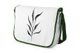 Bonamaison Digitaal bedrukte Messenger schooltas met kaki riem voor meisjes en jongens, boodschappentassen voor scholieren, schoudertassen, grootte: 29x36 cm