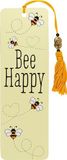 Bee Happy Beaded Bookmark