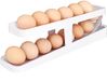 Unyqoos® Porte-œufs automatique peu encombrant avec fonction antidérapante pour cuisine et réfrigérateur