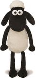 Aurora Baranek Shaun Serie - Knuffel Baranek Shaun - 30 cm - Wit en Zwart