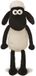 Aurora Baranek Shaun Serie - Knuffel Baranek Shaun - 30 cm - Wit en Zwart