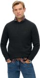 Superdry Essentials Katoenen Trui Heren XL Charcoal Marl