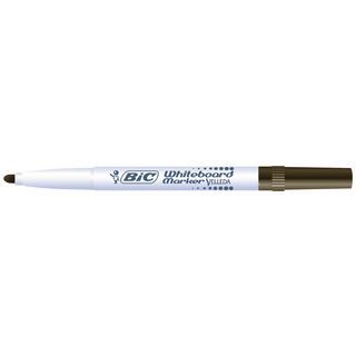 BIC Velleda 1741 Whiteboard Markers, Black/White, 12 Pieces