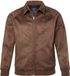 JP 1880 - Heren - blouson van suède outdoor leerlook rits tot 7XL - Donkerbruin - Maat 5XL