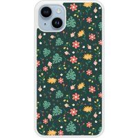 Liberty Bedrukt siliconen hoesje compatibel met iPhone 14 Plus monstera