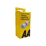 AA AA6585 paar UK-EU 13 Amp stekkeradapters - Essentiële reisaccessoires voor Europa