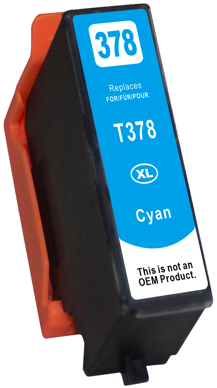 Huismerk inktcartridge voor Epson 378XL cyaan
