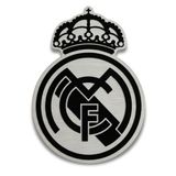 Licensed Décor Real Madrid CF officieel gelicentieerd bord (36 x 49 cm) 3 mm van geborsteld aluminium composiet