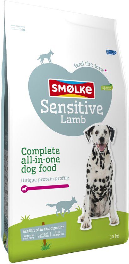 SMOLKE Smølke Sensitive Lamb 12kg - Hondenvoer